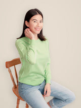 Cashmere & Silk Round Neck Sweater
