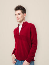 Men's 100% Mongolian Cashmere  Zip Cardigan