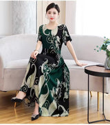 Silk Cotton Short Sleeve Dress