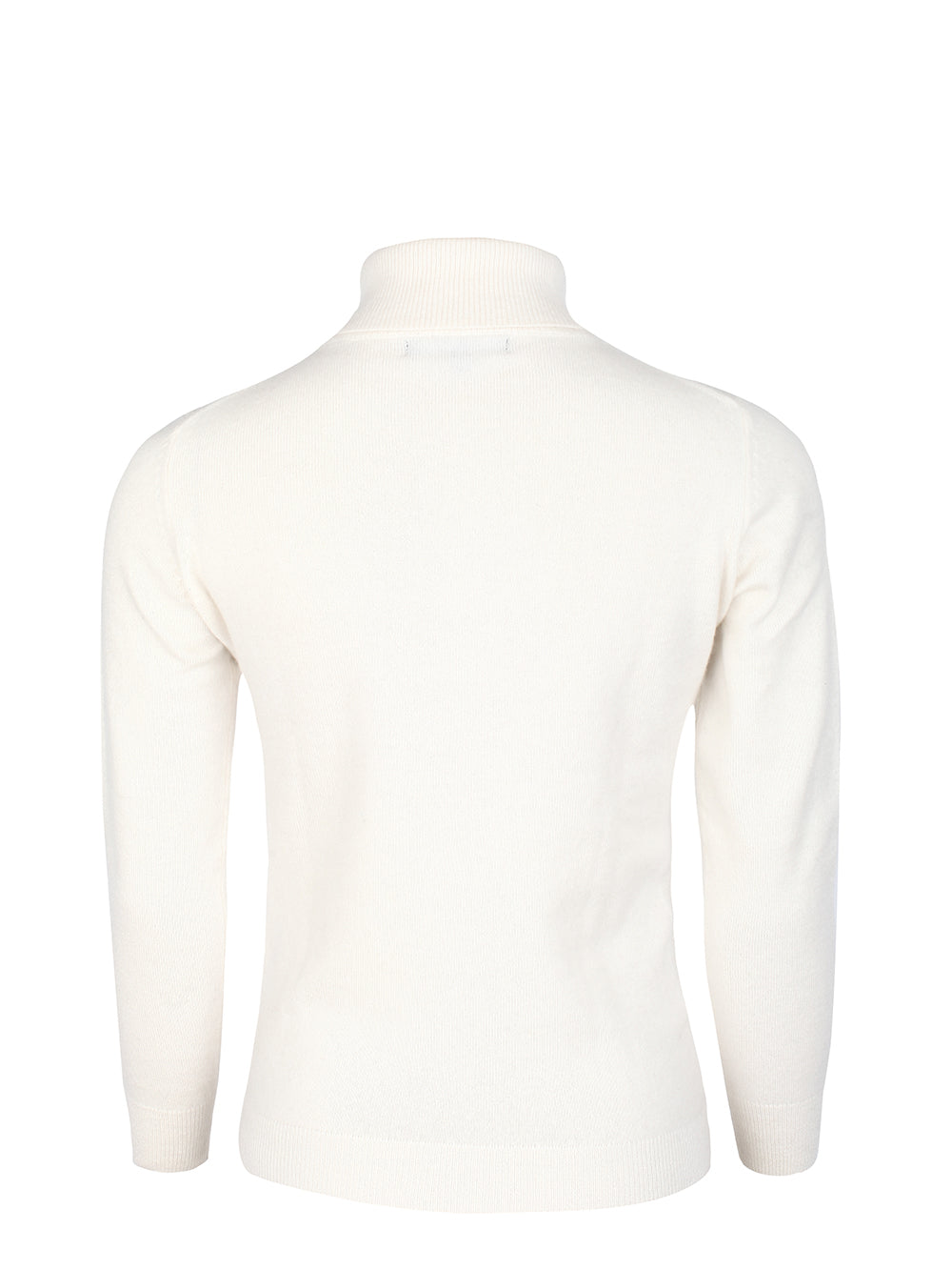 100% Mongolian Cashmere Polo Neck Sweater | Classic Style | 100