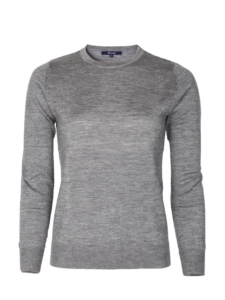 Cashmere & Silk Round Neck Sweater - Cashmere & Silk