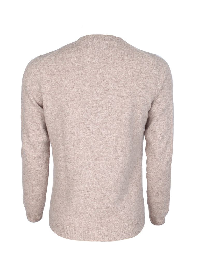 100% Mongolian Cashmere Round Neck Sweater - Cashmere & Silk