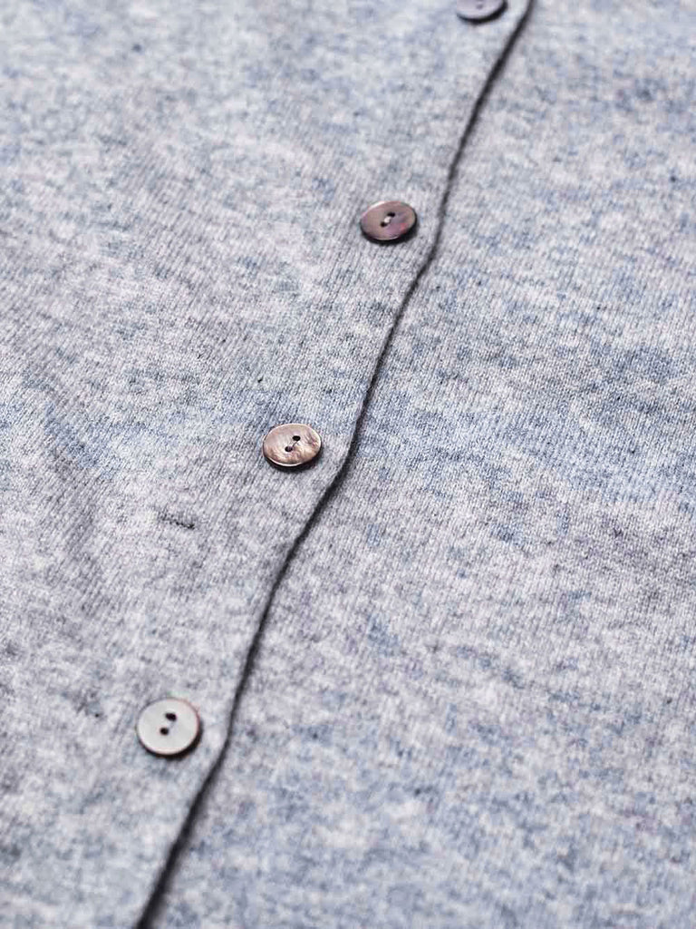 100% Mongolian Cashmere Button Poncho - Cashmere & Silk