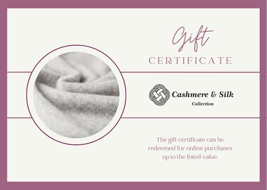 Cashmere & Silk Gift Card - Cashmere & Silk